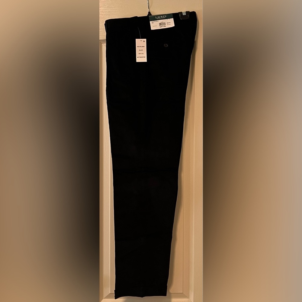 New Lauren Ralph Lauren 32W x 32L Black Corduroy Men’s Pants